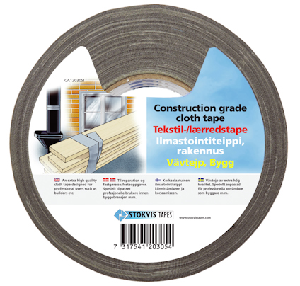 VÄVTEJP BYGG SILVER 50MM 10M