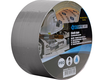 VÄVTEJP BYGG SILVER 50MM 10M