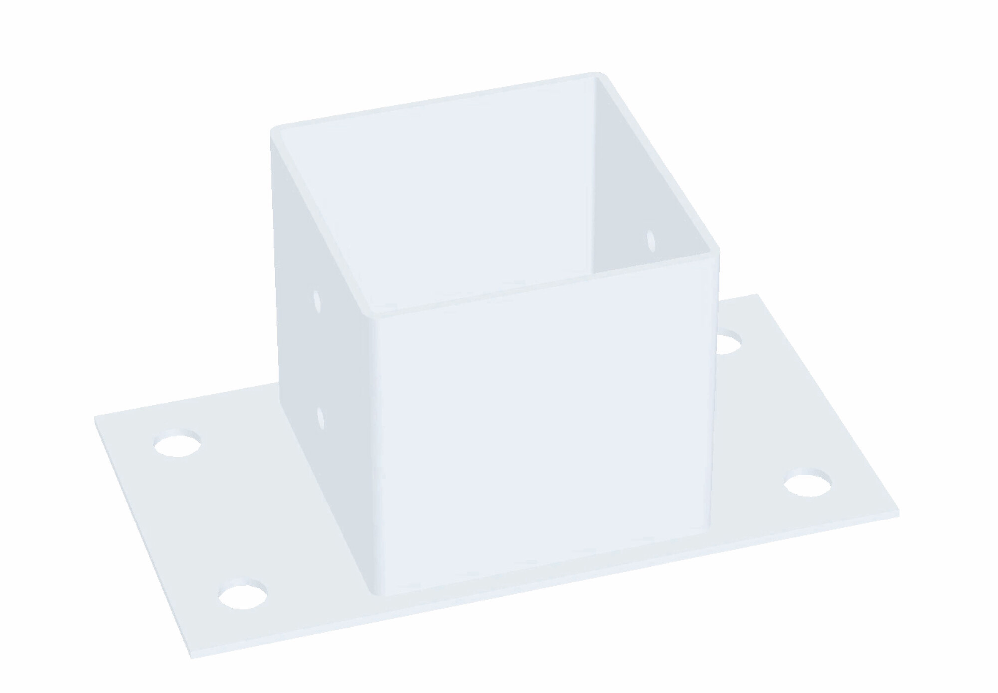 STOLPSKO VIT 71X71X70 MM - Jabo