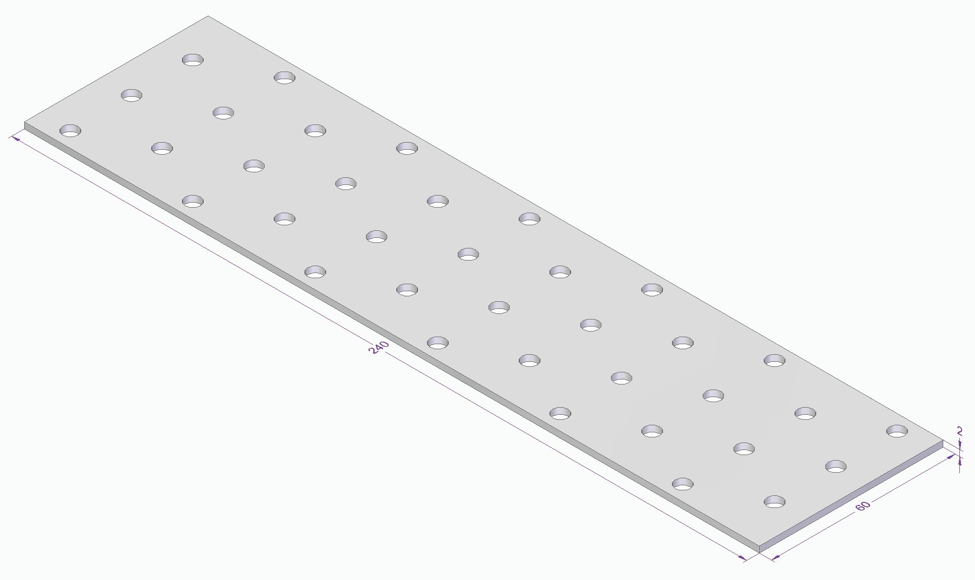 HÅLPLATTA ESSVE CE 240X60X2,0 - Essve