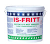 Plastbåt med texten "IS-FRITT" och information om isborttagning mot halkbekämpning. Blå dekor med snöflingor och droppar.
