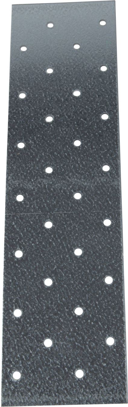 Metallplatta med jämnt fördelade utbuktningar på ytan, i rektangulär form.