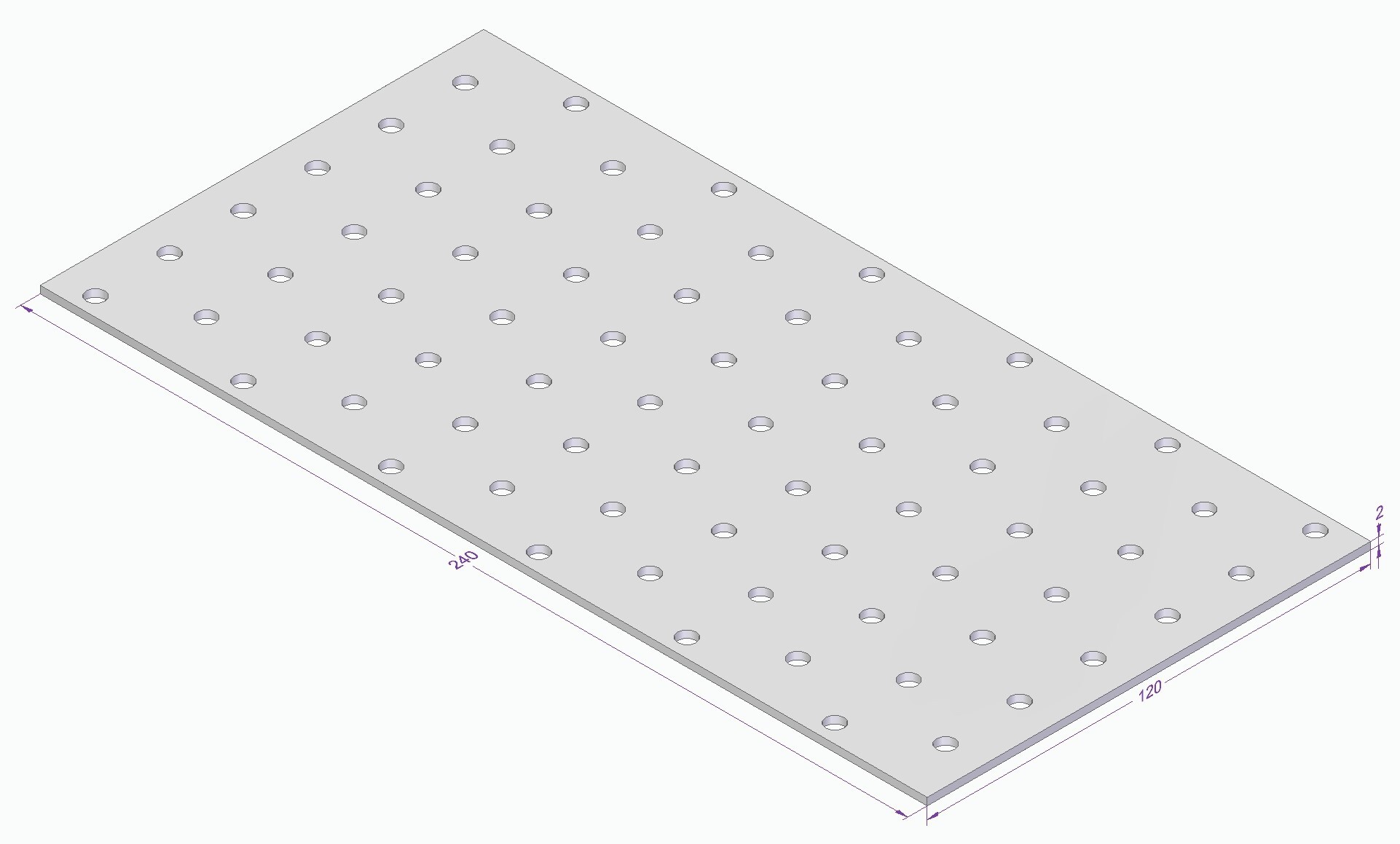 HÅLPLATTA ESSVE CE 240X120X2,0 - Essve