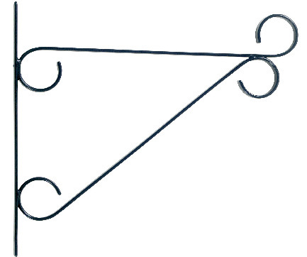 VÄGGHÅLLARE SVART 30CM  - HPJ