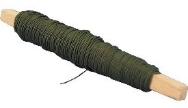 STÅLTRÅD GRÖN Ø0,7MMX33M - Habo