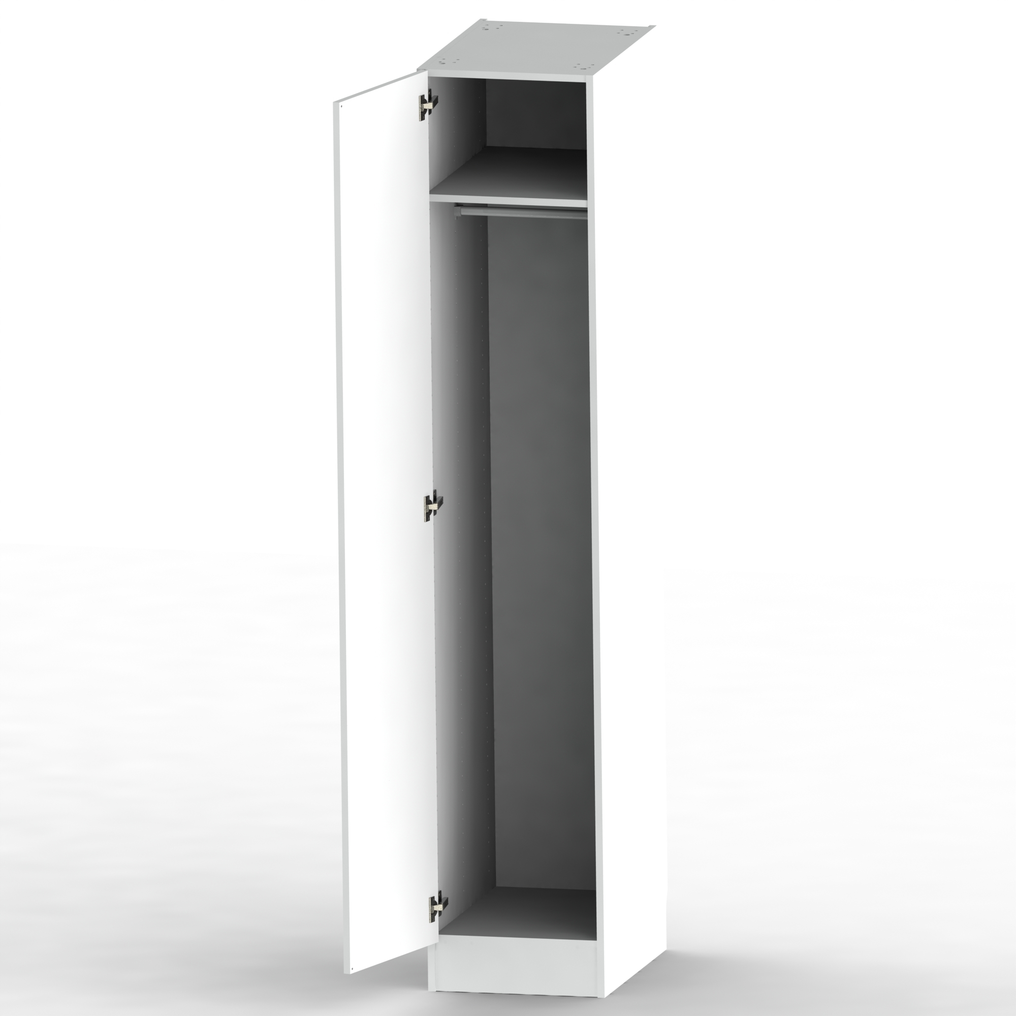 PAKETGARDEROB MFC VIT05 40 CM 400X2062X565 - Marbodal