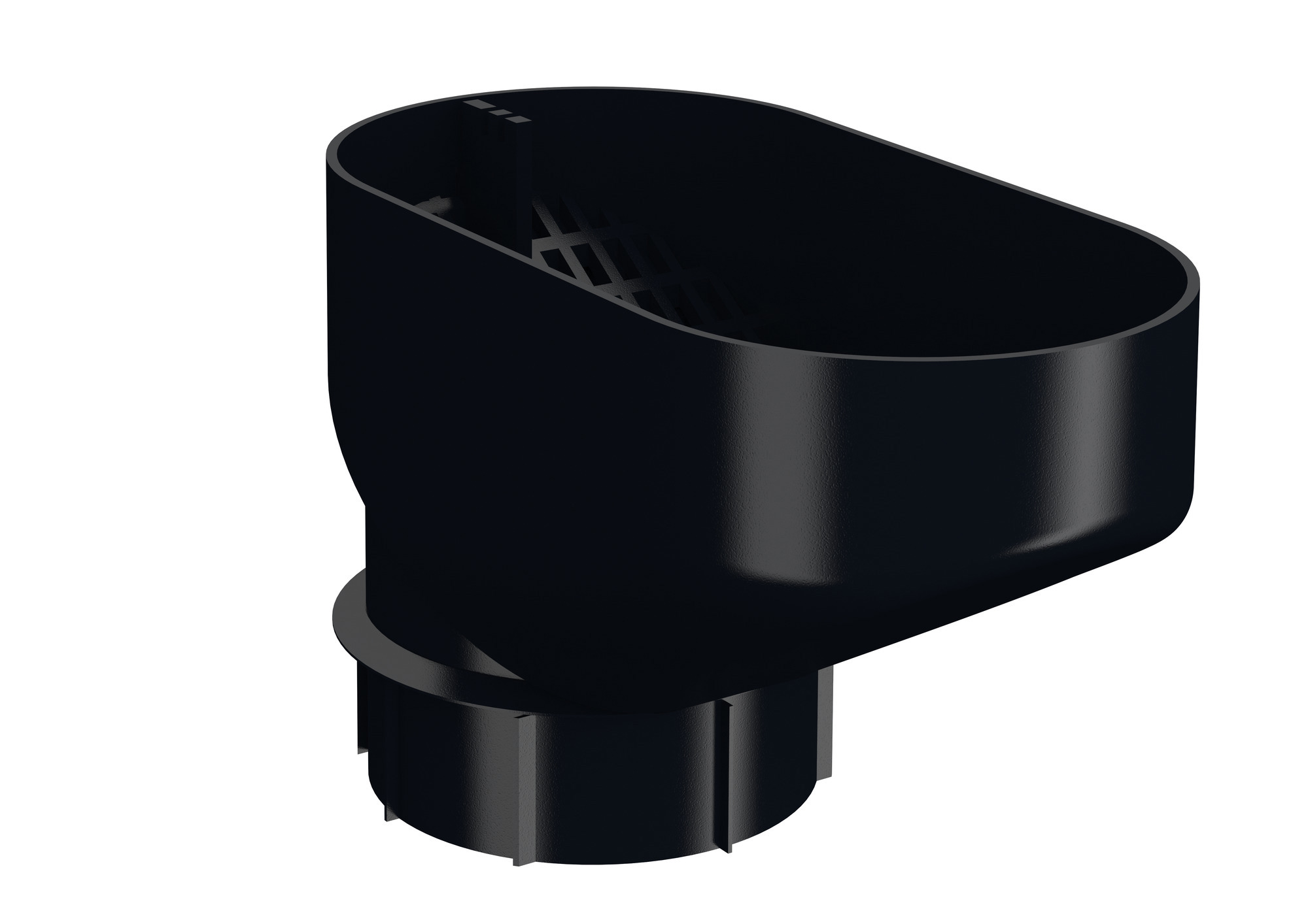 RENSTRATT RT TILL STUPRÖR PLAST SVART 015 =100MM - Lindab