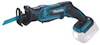Makita batteridriven tigersåg med blått och svart hölje, utan batteri.