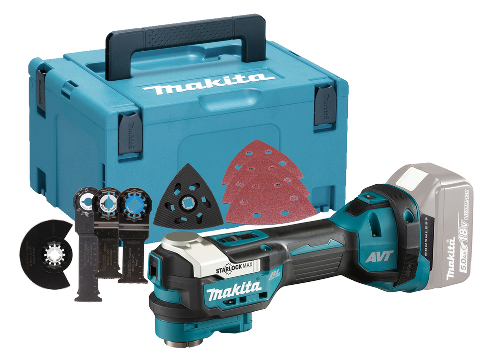 MULTIVERKTYG DTM52ZJX4 MAKITA 18V MAKPAC 4 BLAD SOLO - Makita