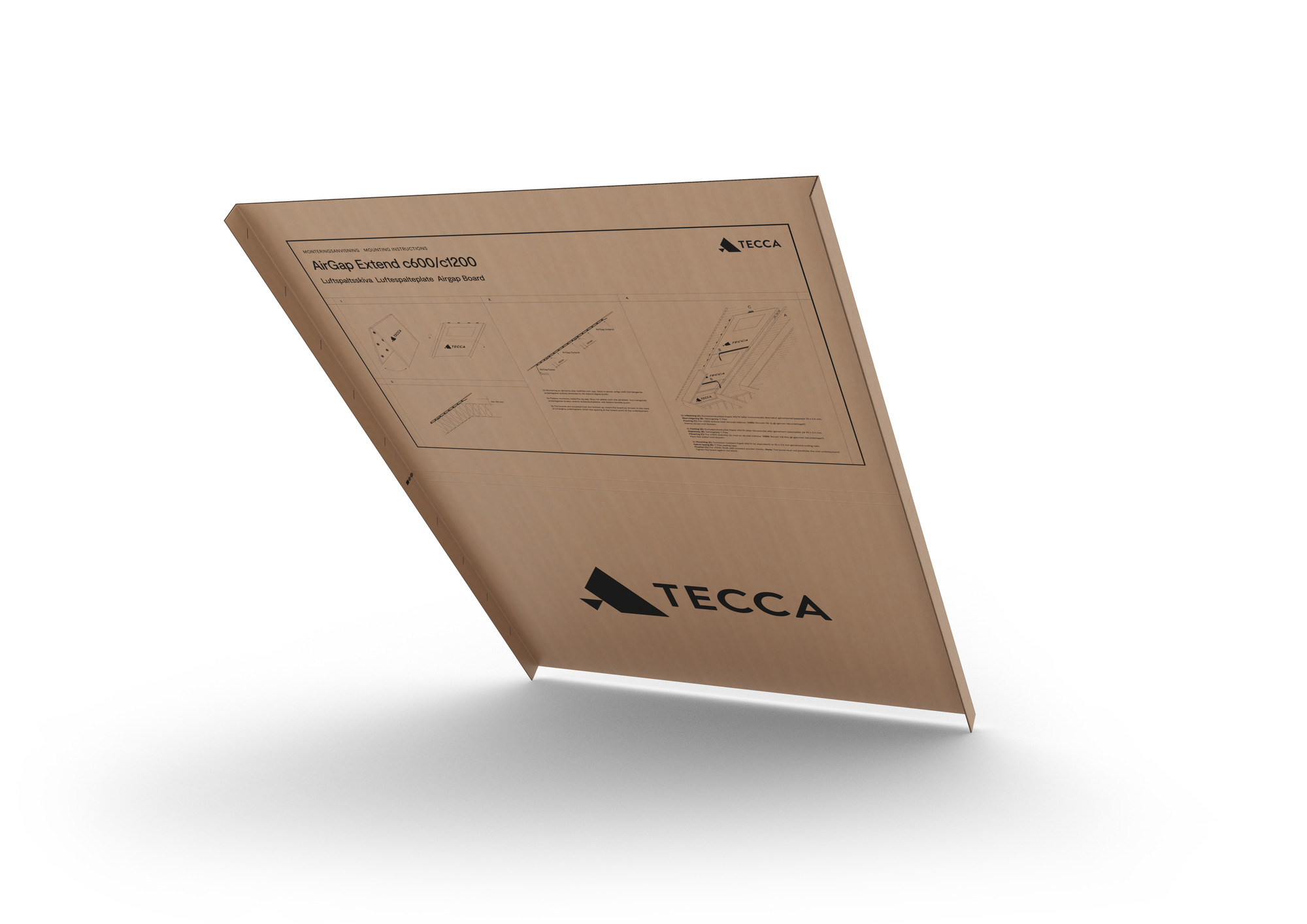 LUFTSPALTSSKIVA, AIRGAP EXTENDC600 DISTANS 30 MM - TECCA