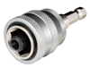 Metallisk adapter med sexkantigt fäste och mönstrad yta för EZYCHANGE hålsåg.
