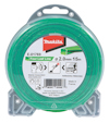 Grön trimmerspole från Makita, modell E-01769, Ø 2.0mm-15m, med text "Four-Leaf Line". Made in France.