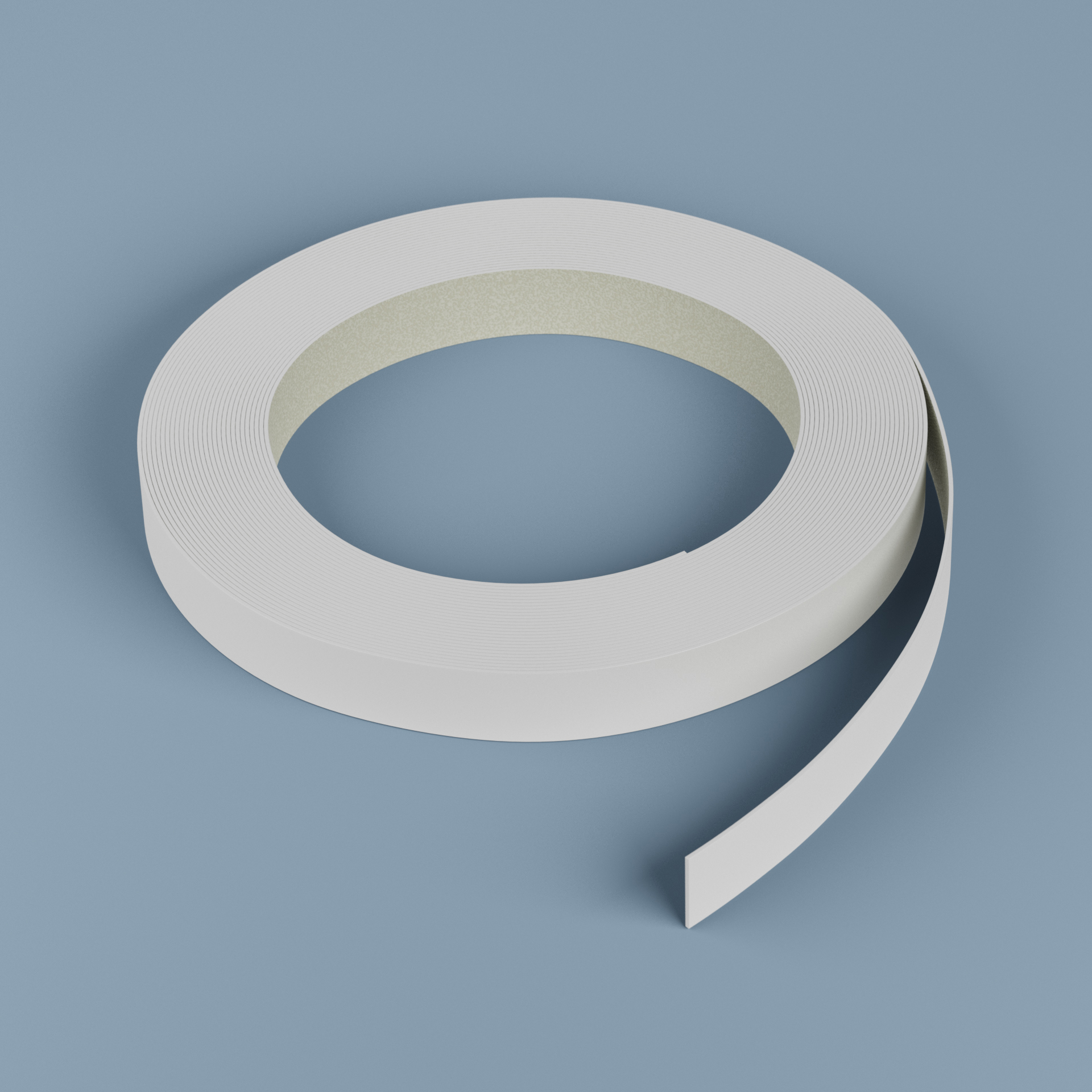 KANTLIST VIT 19 MM / 5M - 