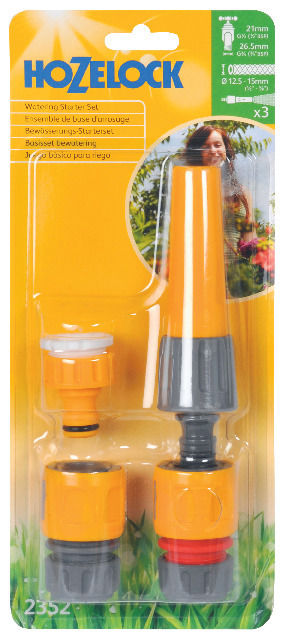 SLANGKOPPLING GRUNDSTS 4-DELAR HOZELOCK - Hozelock