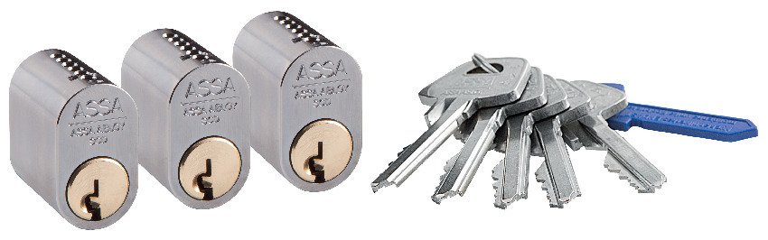 CYLINDER 1201 OVAL ENKEL - ASSA