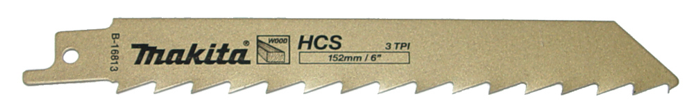 TIGERSÅGBLAD B-16813 MAKITA HCS 3TPI 130X1,25MM 5ST - Makita