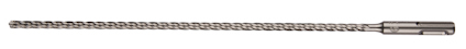 SDS-borr med lång, spiralformad skär för borrning i stenhårda material.