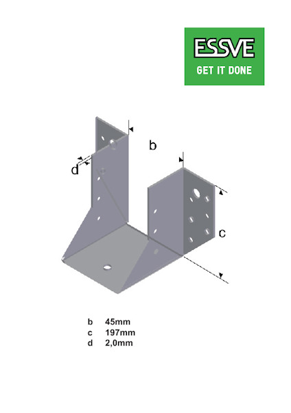 BALKSKO U CE 45X197MM