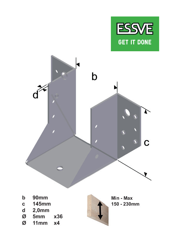 BALKSKO U 90X145 CE  - ESSVE