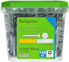 Förpackning med 250 svarta montageskruvar, 4,2x25 mm, Essve. Inomhusbruk, artikelnummer 575625, FZB C1.