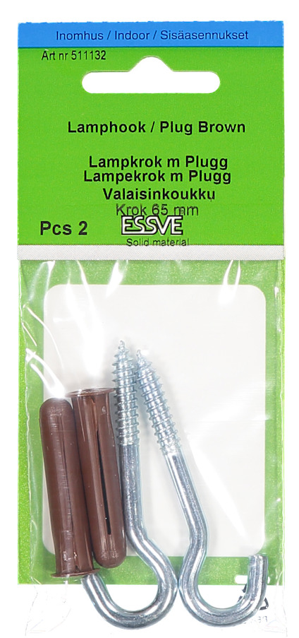 LAMPKROK MED PLASTPLUGG 65MM