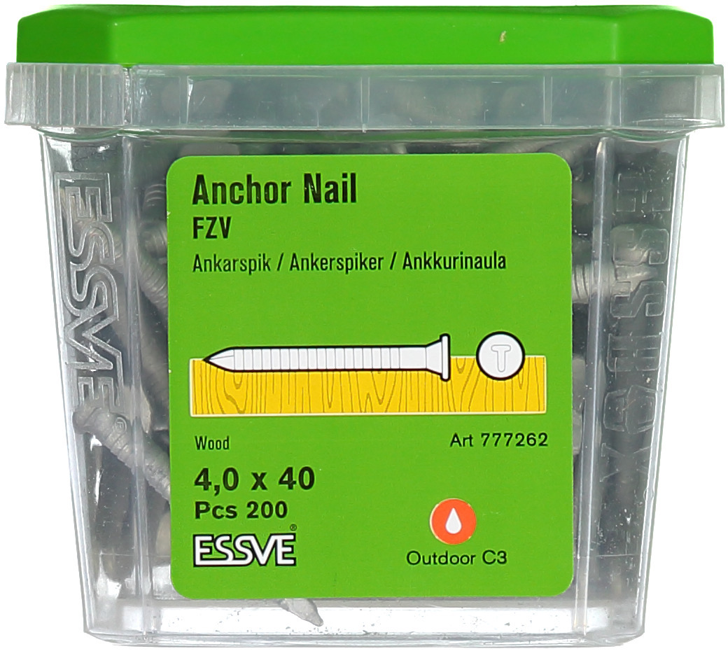 ANKARSPIK FLAT FZV 4,0X40 200ST - ESSVE