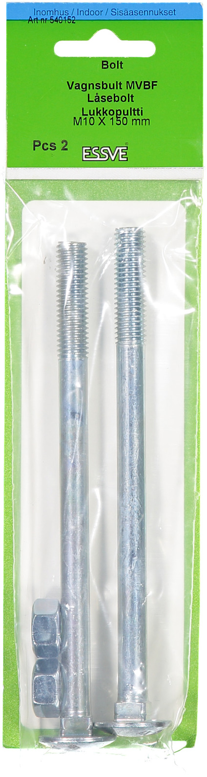 VAGNSBULT MVBF FZB M10X150 2ST