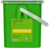 Grön plastbehållare med grooved nail etikett, innehåll 3,4 x 100, 630 st från ESSVE.