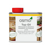 Burk med Osmo Top-Oil, hårdvaxolja för bänkskivor. Innehåller text och bild av kök.