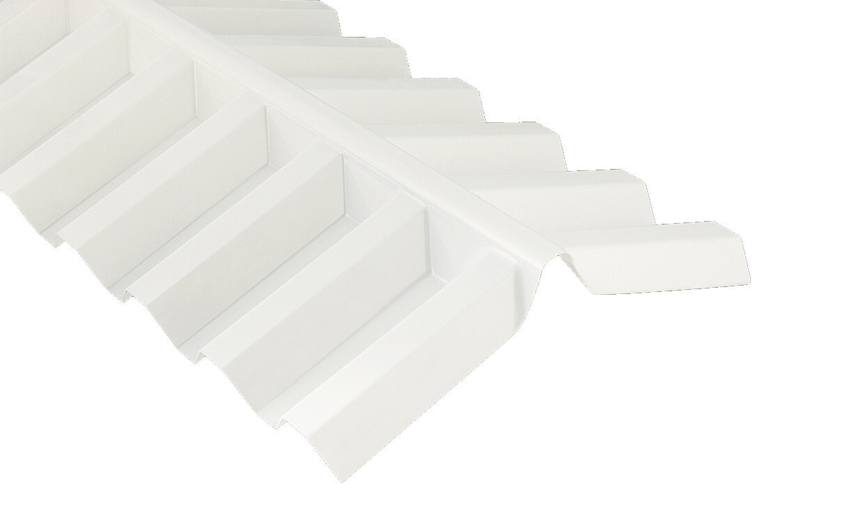 TAKNOCK GOP ESSLON OPALVIT PLASTTAK KORRUGERAD 75/20 - gop