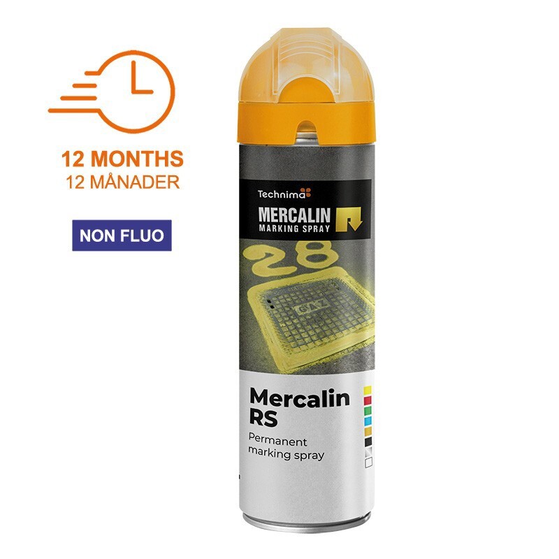 MÄRKSPRAY MERCALIN RS ORANGE UTOMHUS 0,5L - Akzo Nobel