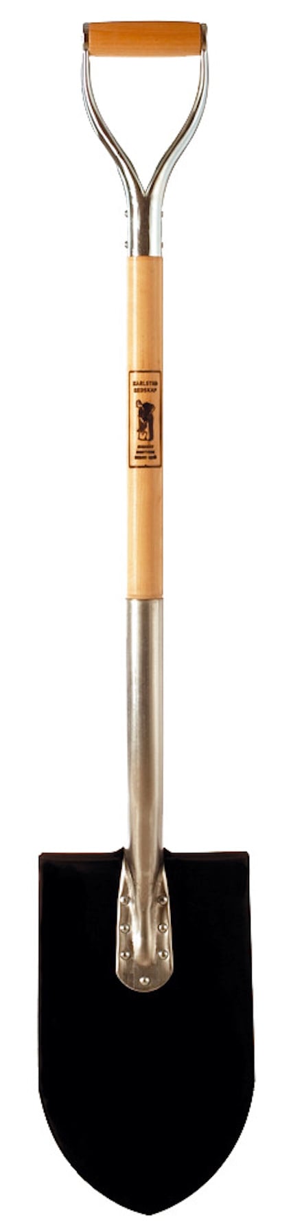 GRÄVSPADE 11AY HÄRDAT STÅL , SPETSIGT BLAD