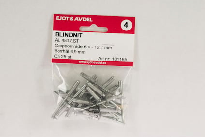 BLINDNIT ALST 3,2X8 VIT SB RAL9003